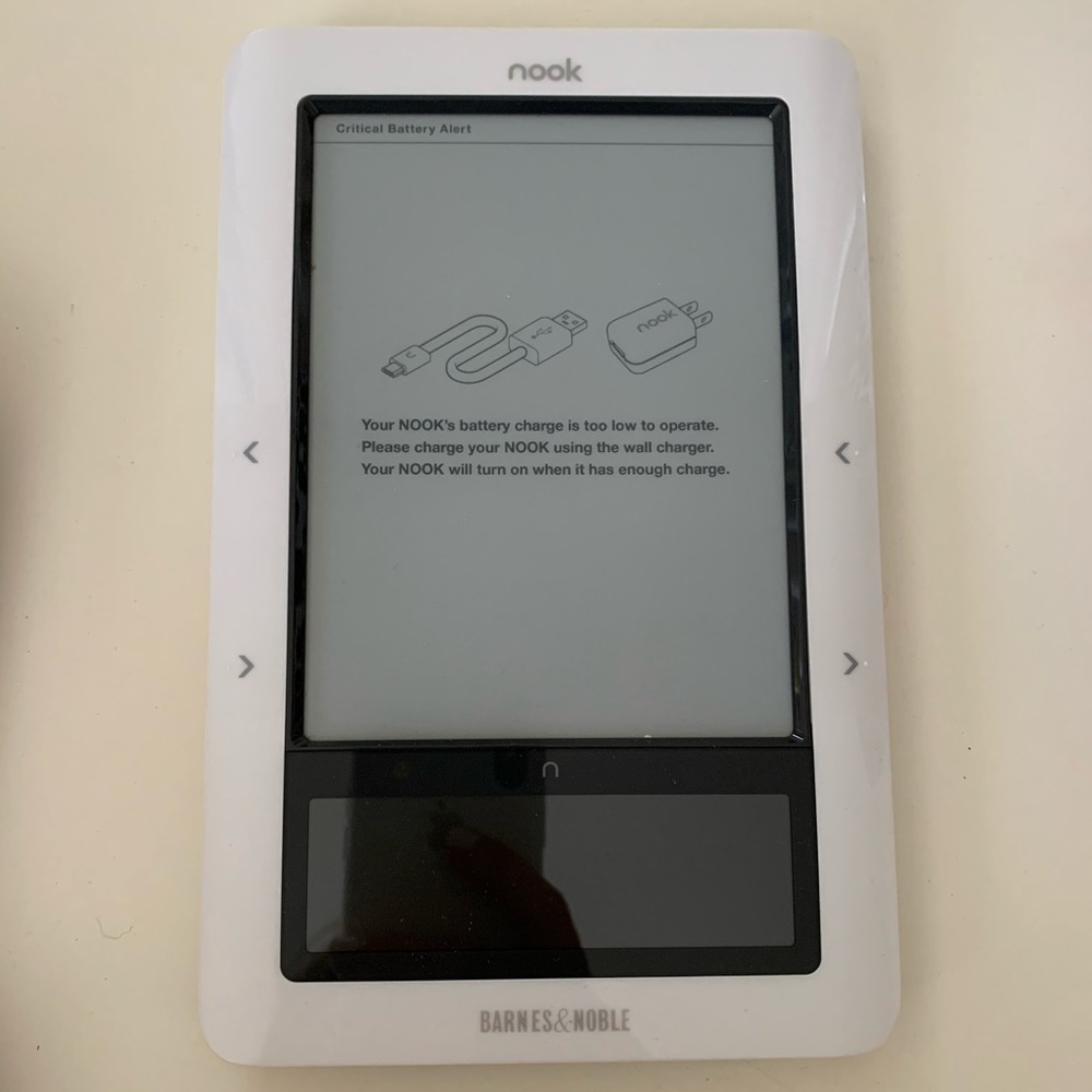 Nook, the Barnes and Noble version of a Kindle